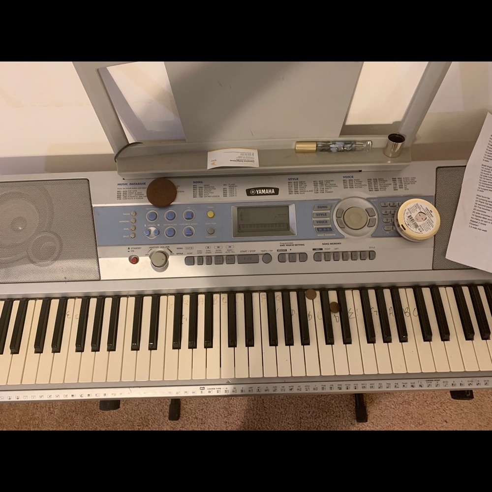 Yamaha keyboard with stand!